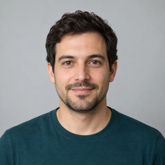 Studio photo of a fictional adult